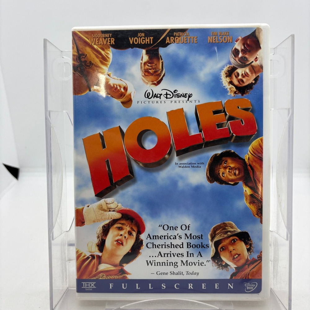Walt Disney Holes DVD Full Screen Shia LaBeouf Sigourney Weaver 2003 Movie